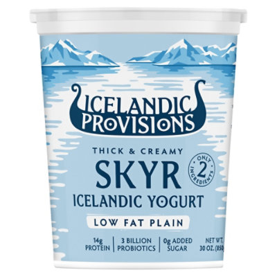 Icelandic Provisions Skyr Low Fat Yogurt - 30 Oz - Image 1