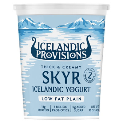 Icelandic Provisions Skyr Low Fat Yogurt - 30 Oz