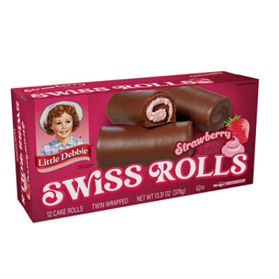 Little Debbie Strawberry Swiss Rolls - 13.31 Oz - Image 1