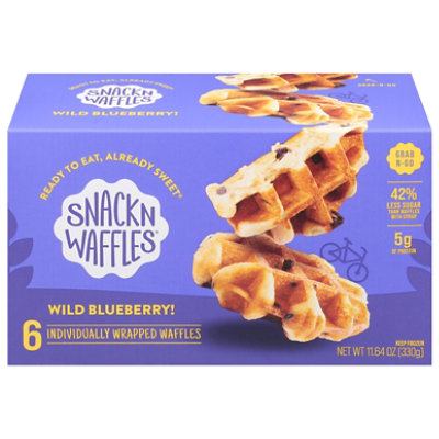 Snack'n Waffles Wild Blueberry - 11.64 Oz - Image 3