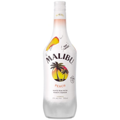 Malibu Peach Rum - 750 Ml - Image 1
