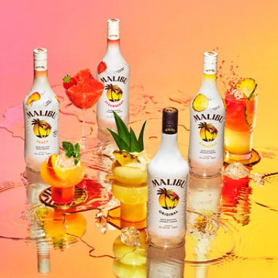 Malibu Peach Rum - 750 Ml - Image 2