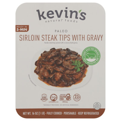 Kevin's Sirloin Steak Tips With Gravy - 16 Oz - Image 3