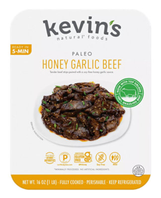 Kevin's Honey Garlic Beef - 16 Oz - Image 1