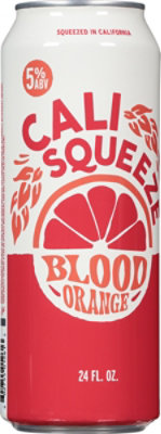 Cali Squeeze Blood Orange Single Can - 24 Fl. Oz. - Image 4