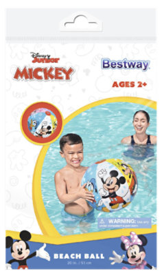BestWay Mickey Beach Ball - 20 Inch - Image 1