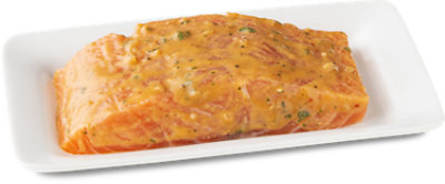 Atlantic Marinated Salmon With Citrus Lemon Portion 1 ct - 7 oz ea - Image 1