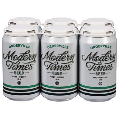 Modern Times Beer Orderville Hazy Mosaic IPA Cans - 6-12 Fl. Oz. - Image 3