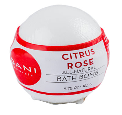 DANI Naturals Citrus Rose Bath Bomb - 5.75 Oz. - Image 1