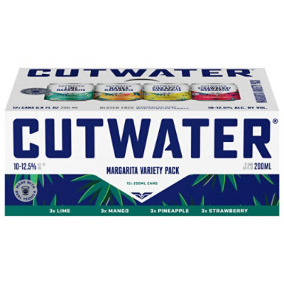 Cutwater Margarita Variety Pack - 12-200 Ml - Image 2