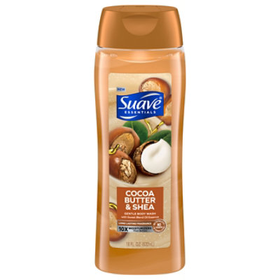 Suave Essentials Cocoa Butter And Shea Body Wash - 18 Fl. Oz. - Image 1