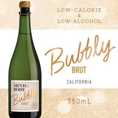 Mind And Body Bubbly Brut Wine - 750 Ml - Image 1