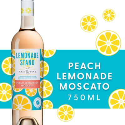 Lemonade Stand Peach Lemonade Moscato 750 Ml jewelosco