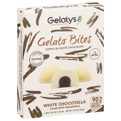 Gelatys White Chocolate Gelato Bites - 8.46 Oz - Image 1