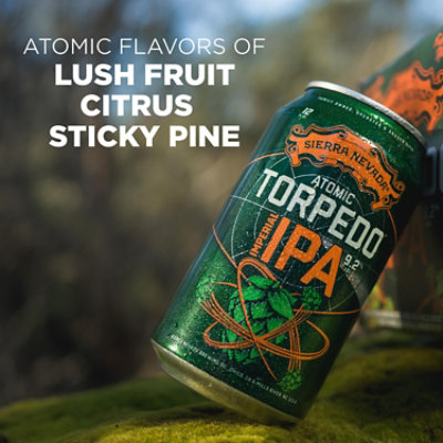 Sierra Nevada Atomic Torpedo West Coast Juicy Imperial IPA Craft Beer In Cans - 12-12 Oz - Image 3