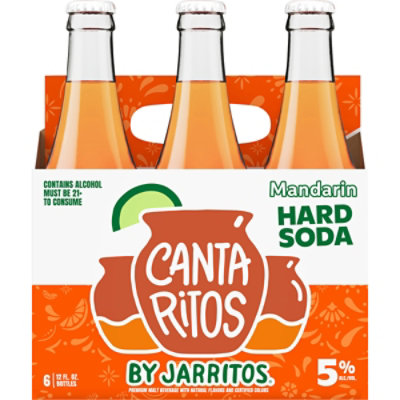 Cantaritos Hard Soda Mandarin In Cans 6 Count - 12 Fl. Oz. - Image 4