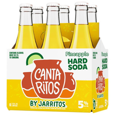 Cantaritos Hard Soda Pineapple In Bottle 6 Count - 12 Fl. Oz. - Image 5