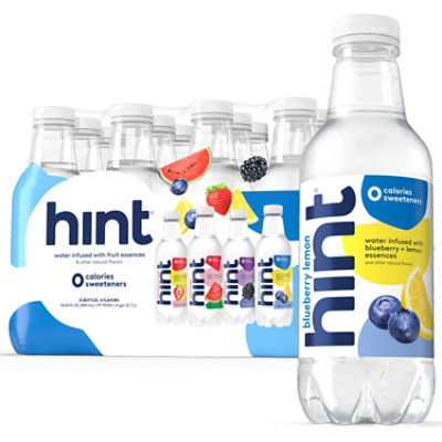 Hint Water White Variety Flavored 12 Count - 192 Fl. Oz. - Image 1