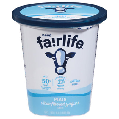 Fairlife Ultra filtered Yogurt 2 Milk Fat Plain 24 Fl. Oz