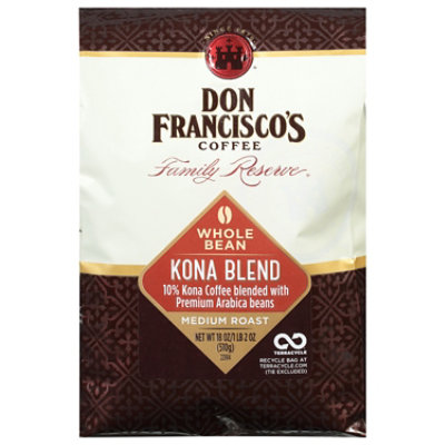 Don Francisco's Kona Blend Whole Bean Coffee Large Bag - 18 Oz - Image 3