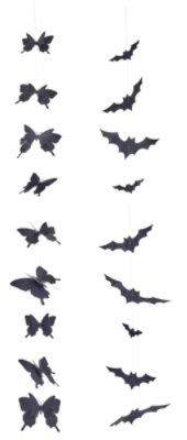 Overjoyed Boutique Design Wall Hanging  Black Bats - Each - Image 1