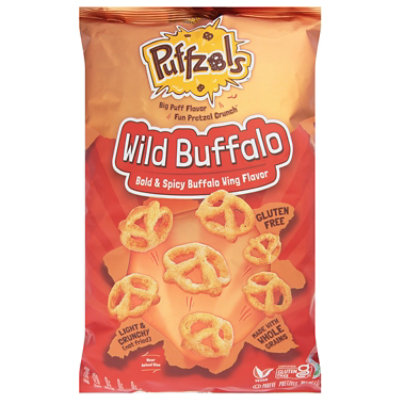 Unique Wild Buffalo Puffzels Snacks - 4.8 Oz - Image 3