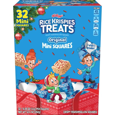 Rice Krispies Treats Original with Holiday Sprinkles Holiday Snacks 32 Count - 12.4 Oz - Image 1