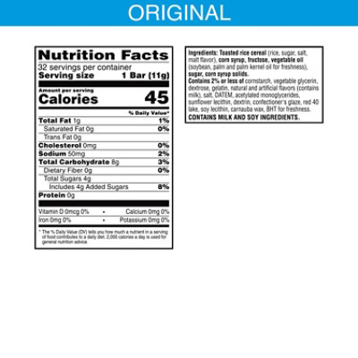 Rice Krispies Treats Original with Holiday Sprinkles Holiday Snacks 32 Count - 12.4 Oz - Image 2