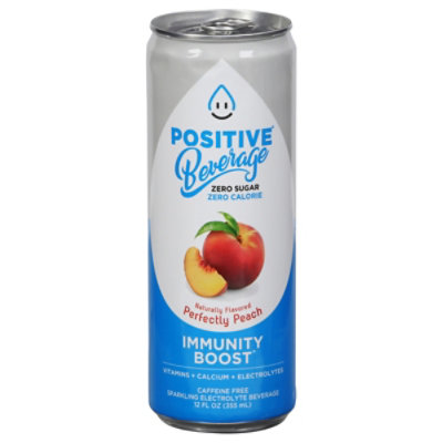 Positive Beverage Sparkling Electrolyte Peach - 12 Fl. Oz. - Image 3