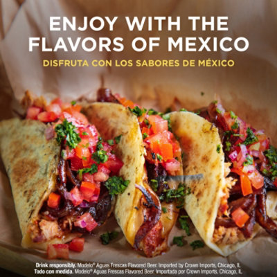 Modelo Spiked Aguas Frescas Pina In Cans - 24 Fl. Oz. - Image 2