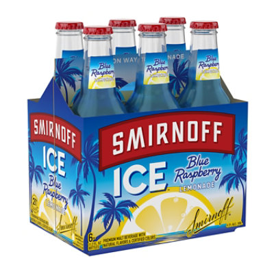 Smirnoff Ice Blue Raspberry Lemonade 4.5% ABV In Bottle - 6-11.2 Oz - Image 4