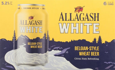 Allagash White Belgian Style Wheat Beer Cans Multipack - 6-12 Fl. Oz. - Image 4