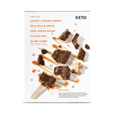 Sea Salt Caramel Crunch Zero Sugar Added Keto Pint Bar - 11 Fl. Oz. - Image 9