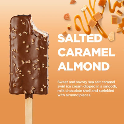 Keto Pint Salted Caramel Almond Ice Cream Bars Zero Sugar Added - 4-11 Fl. Oz. - Image 6