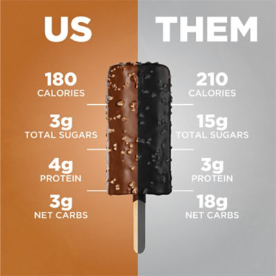 Keto Pint Zero Sugar Added Peanut Butter Crunch Ice Cream Bar - 11 Fl. Oz. - Image 4