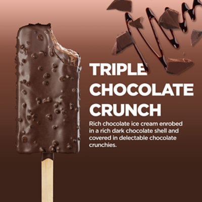 Keto Pint Triple Chocolate Crunch Ice Cream Bars Zero Sugar Added - 4-11 Fl. Oz. - Image 8