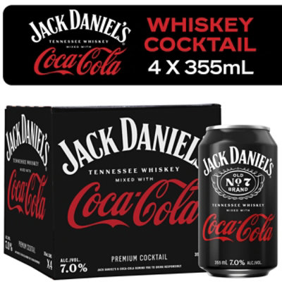 Jack Daniel's And Coke In Can - 4-12 Fl. Oz. - Image 1