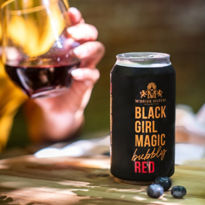 Black Girl Magic Carbonated Bubbly Red Wine - 375 Ml - Image 5