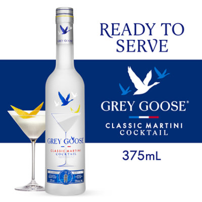 Grey Goose Classic Dry Vodka Martini Cocktail - 375 Ml - Image 1