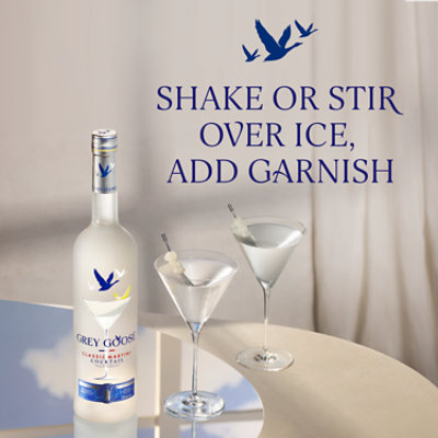 Grey Goose Classic Dry Vodka Martini Cocktail - 375 Ml - Image 3