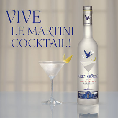 Grey Goose Classic Dry Vodka Martini Cocktail - 375 Ml - Image 5