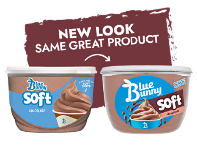 Blue Bunny Soft Chocolate Frozen Dessert - 46 Fl. Oz. - Image 5