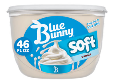 Blue Bunny Soft Vanilla Frozen Dessert - 46 Fl. Oz. - Image 1