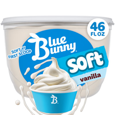 Blue Bunny Soft Vanilla Frozen Dessert - 46 Fl. Oz. - Image 2