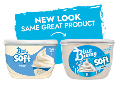 Blue Bunny Soft Vanilla Frozen Dessert - 46 Fl. Oz. - Image 5