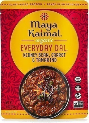 Maya Kaimal Organic Everyday Dal - Kidney Bean + Carrot + Tamarind, 10 oz pouch - Image 1