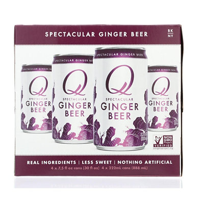 Q Mixers Ginger Beer 7.5 Fl oz., 4 per Pack (6 Packs Total) Safeway
