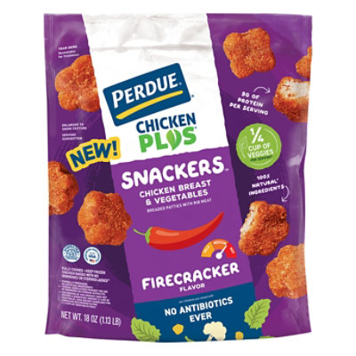 PERDUE CHICKEN PLUS Chicken Breast and Vegetable Snackers - Firecracker Flavor - 18 Oz - Image 3