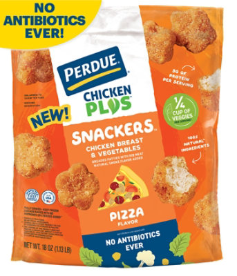 PERDUE CHICKEN PLUS Snackers Pizza Flavor Chicken Breast and Vegetables - 18 Oz - Image 1