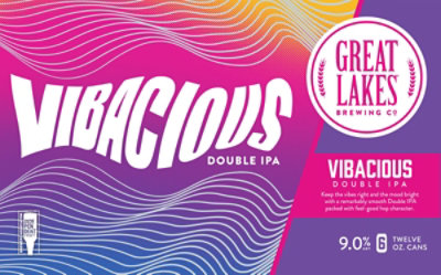 Great Lakes Vibacious Double IPA In Cans - 6-12 Fl. Oz. - Image 2